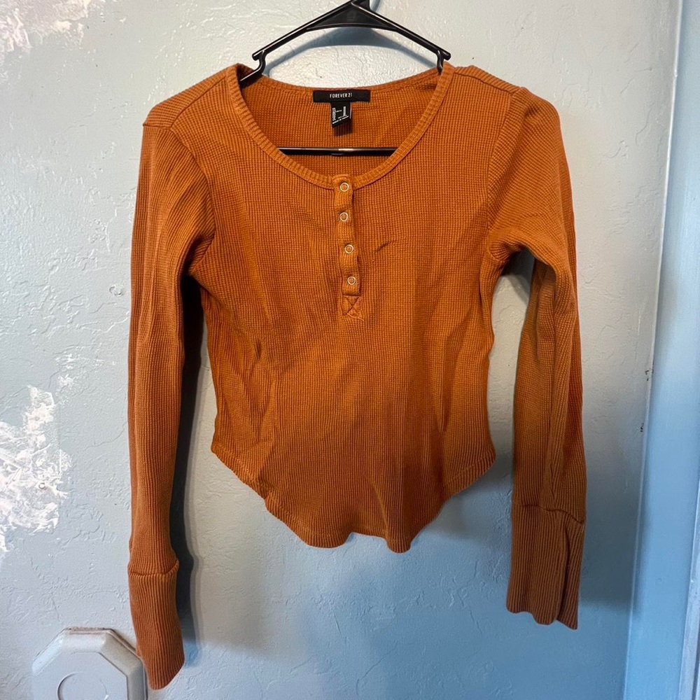Button collar long sleeve 👚